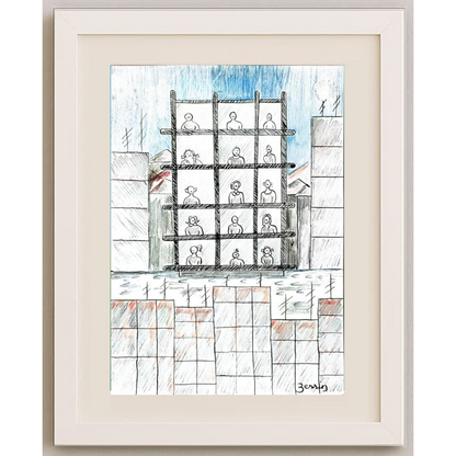 Zerrin Tığlıoğlu 29x21cm Original Cartoon BOD00392