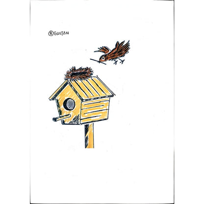 Reshad Sultanovic 29x21cm Orijinal Karikatür BOD00395