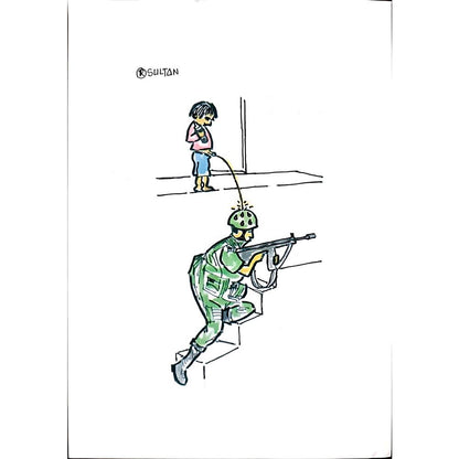 Reshad Sultanovic 29x21cm Orijinal Karikatür BOD00396