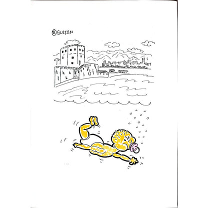 Reshad Sultanovic 29x21cm Orijinal Karikatür BOD00397