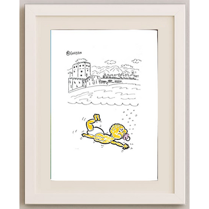 Reshad Sultanovic 29x21cm Orijinal Karikatür BOD00397