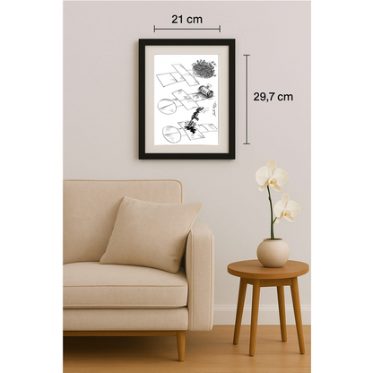 Leonte Nastase 29x21cm Orijinal Karikatür BOD00398
