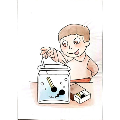 lou Pei Dong 29x21cm Orijinal Karikatür BOD00403