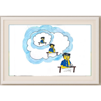 Thipparapu Suman Kumar 29x21cm Orijinal Karikatür BOD00409