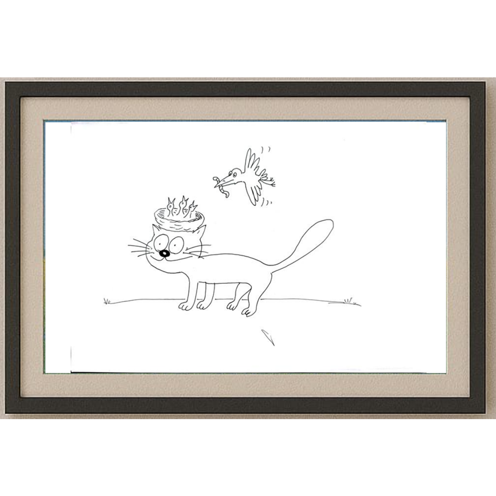 karmanov Misha 29x21cm Orijinal Karikatür BOD00420