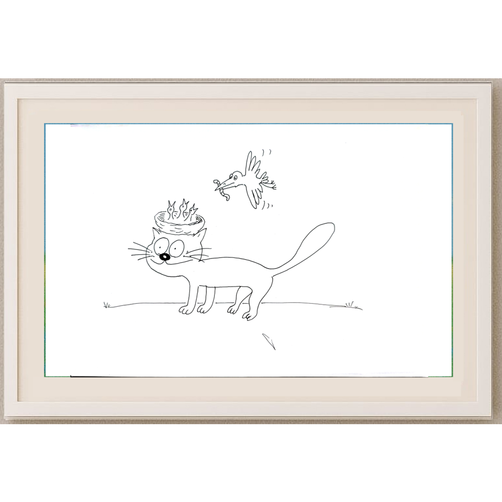 karmanov Misha 29x21cm Orijinal Karikatür BOD00420