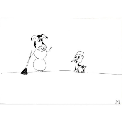 Mitkina Alena 29x21cm Orijinal Karikatür BOD00422