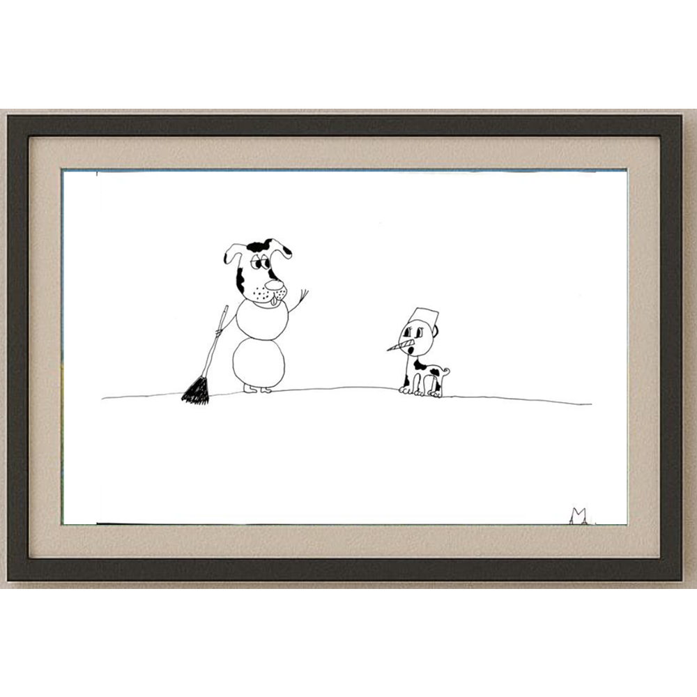 Mitkina Alena 29x21cm Orijinal Karikatür BOD00422