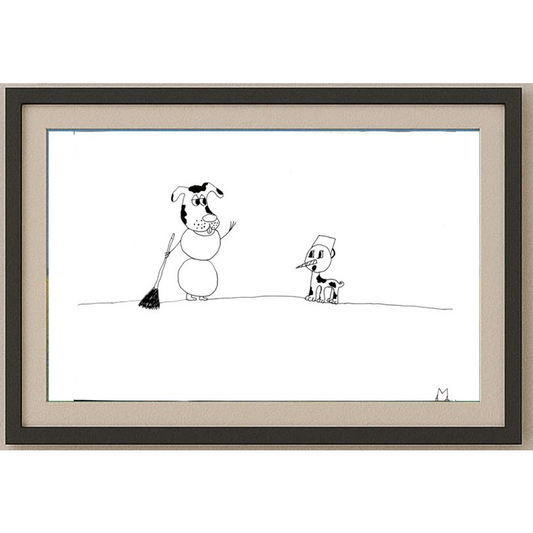 Mitkina Alena 29x21cm Orijinal Karikatür BOD00422