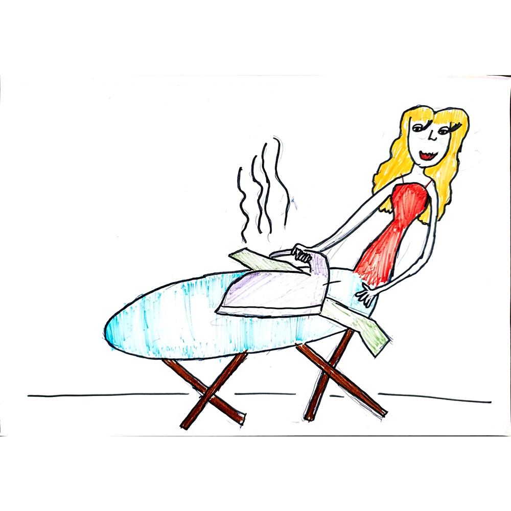 Ksenia Tarasova 29x21cm Orijinal Karikatür BOD00425