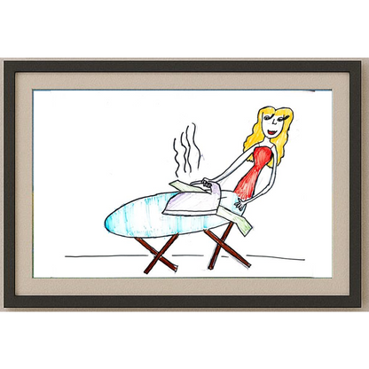 Ksenia Tarasova 29x21cm Orijinal Karikatür BOD00425