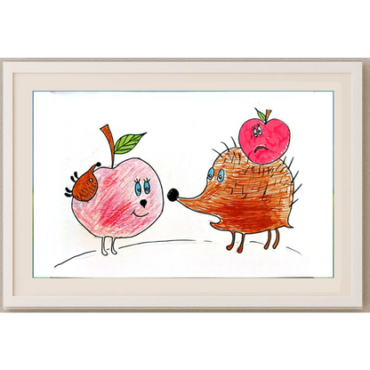 Beloborodova Polina 29x21cm Orijinal Karikatür BOD00426