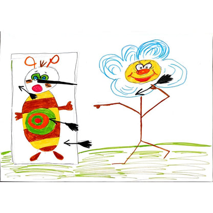 Samsonova Alena 29x21cm Orijinal Karikatür BOD00427