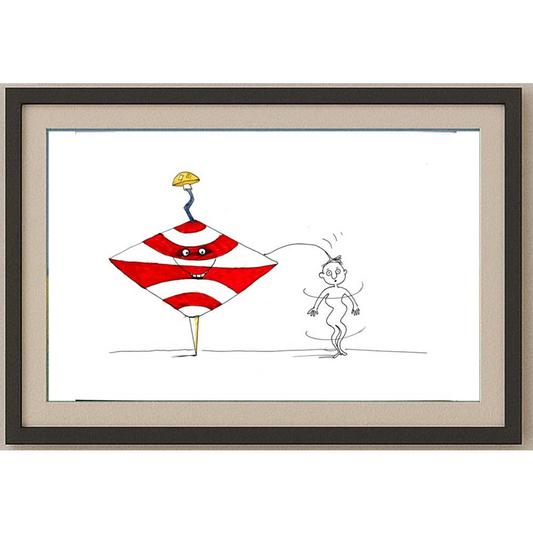 Ivan Smirnov 29x21cm Orijinal Karikatür BOD00441