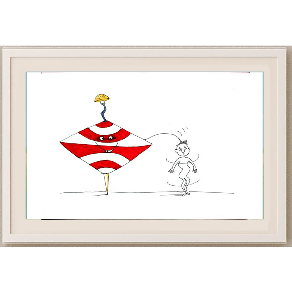 Ivan Smirnov 29x21cm Orijinal Karikatür BOD00441