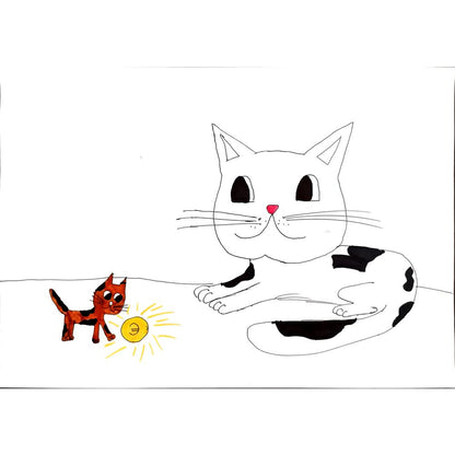 Mitkina Alena 29x21cm Orijinal Karikatür BOD00442