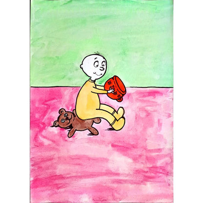 Kristina Gorbunova 29x21cm Orijinal Karikatür BOD00446