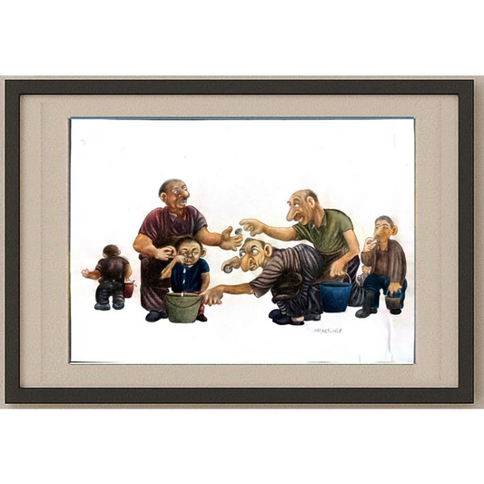 Ahmet Ümit 35x25cm Orijinal Karikatür BOD00451