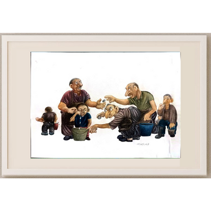 Ahmet Ümit 35x25cm Orijinal Karikatür BOD00451