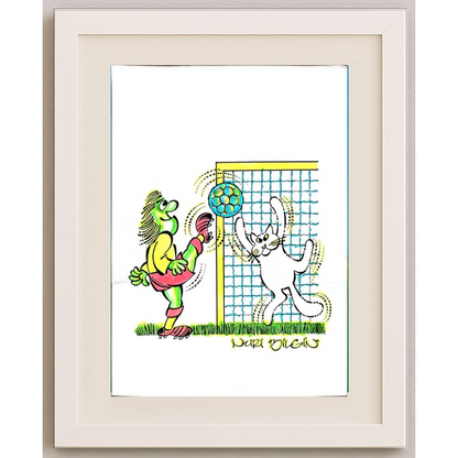 Nuri Bilgin 35x25cm Orijinal Karikatür BOD00453