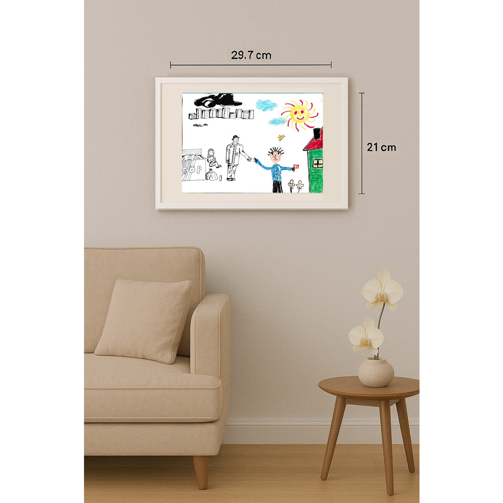 Cihan Çakmak 29x21cm Orijinal Karikatür BOD00456