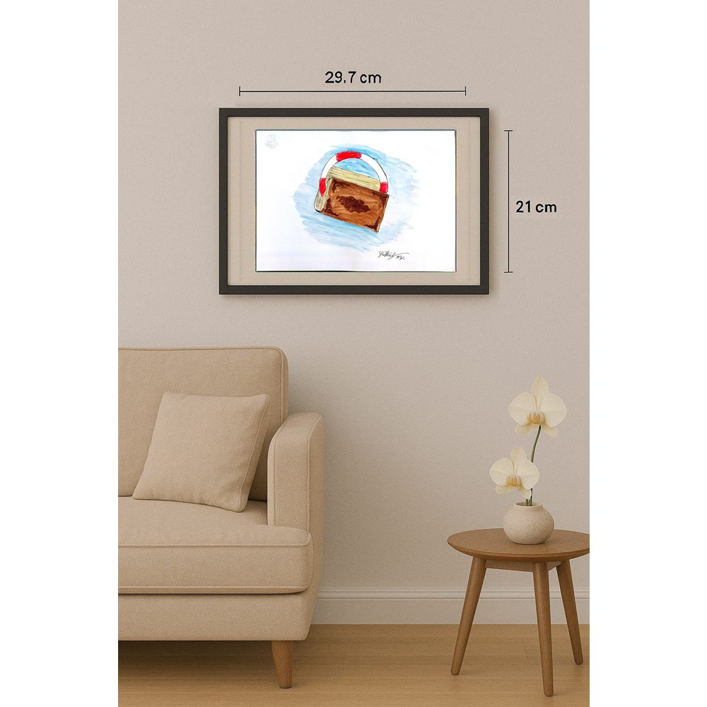 Zülküf Aba 29x21cm Orijinal Karikatür BOD00458