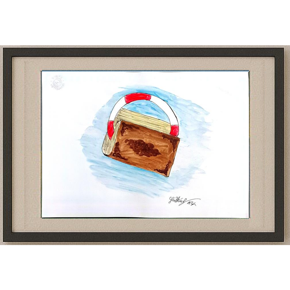 Zülküf Aba 29x21cm Orijinal Karikatür BOD00458