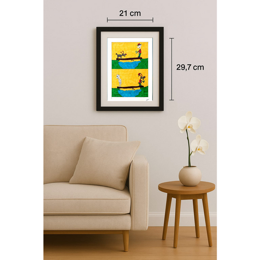 Evrim Coşkun 29x21cm Orijinal Karikatür BOD00459
