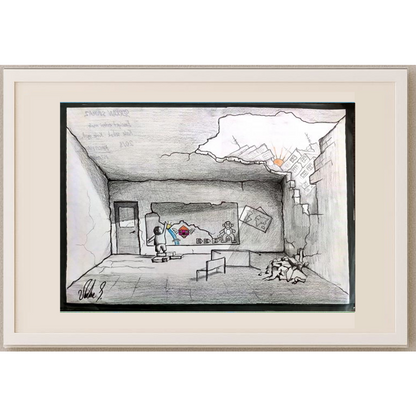 Serkan Sınmaz 29x21cm Orijinal Karikatür BOD00460