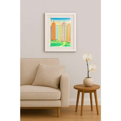 Ümit Müfit Dinçay 29x21cm Orijinal Karikatür BOD00462