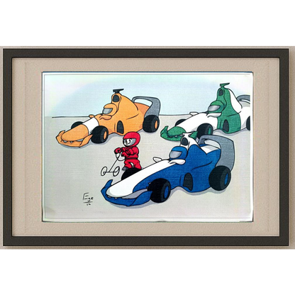 Ege 29x21cm Orijinal Karikatür BOD00477