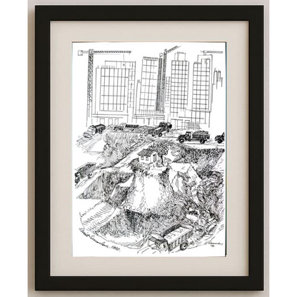 Ümit Sarıaslan 29x21cm Orijinal Karikatür BOD00480