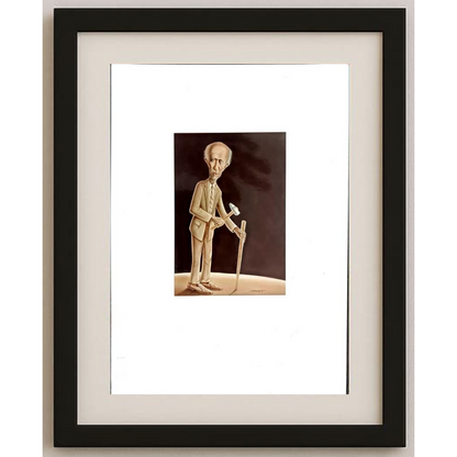 Muhittin Köroğlu 12x9cm Orijinal Karikatür BOD00482