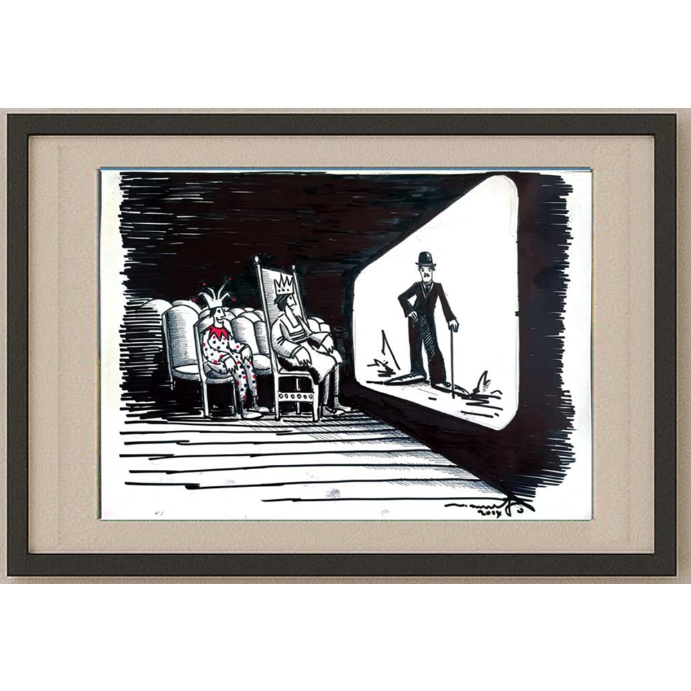 Muhammet Bakır 35x25cm Orijinal Karikatür BOD00486