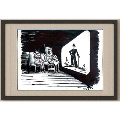 Muhammet Bakır 35x25cm Orijinal Karikatür BOD00486