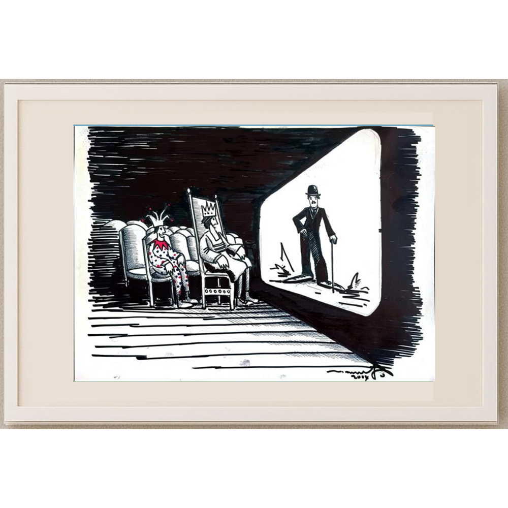 Muhammet Bakır 35x25cm Orijinal Karikatür BOD00486