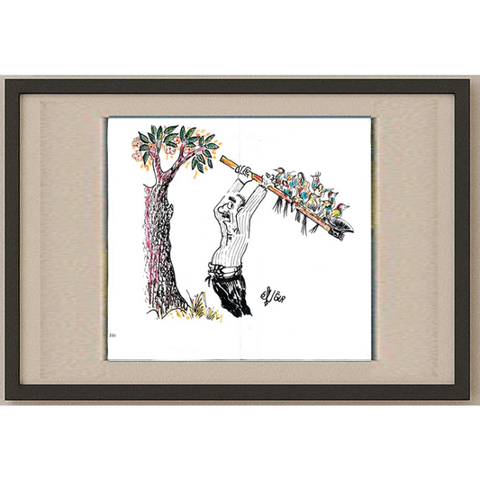 Uğur 33x30cm Orijinal Karikatür BOD00488