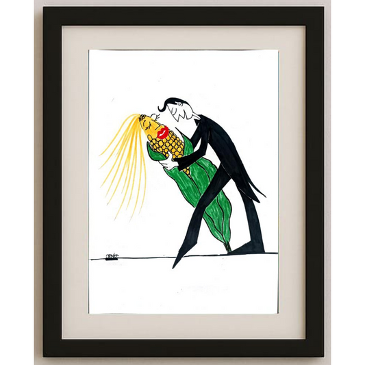 Deniz Koç 29x21cm Orijinal Karikatür BOD00492
