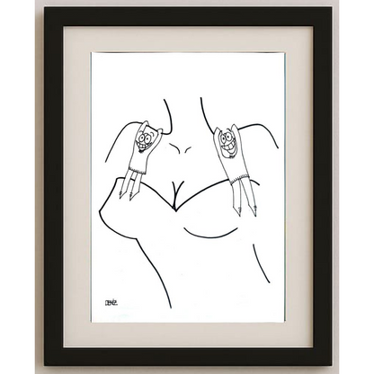 Deniz Koç 29x21cm Orijinal Karikatür BOD00493