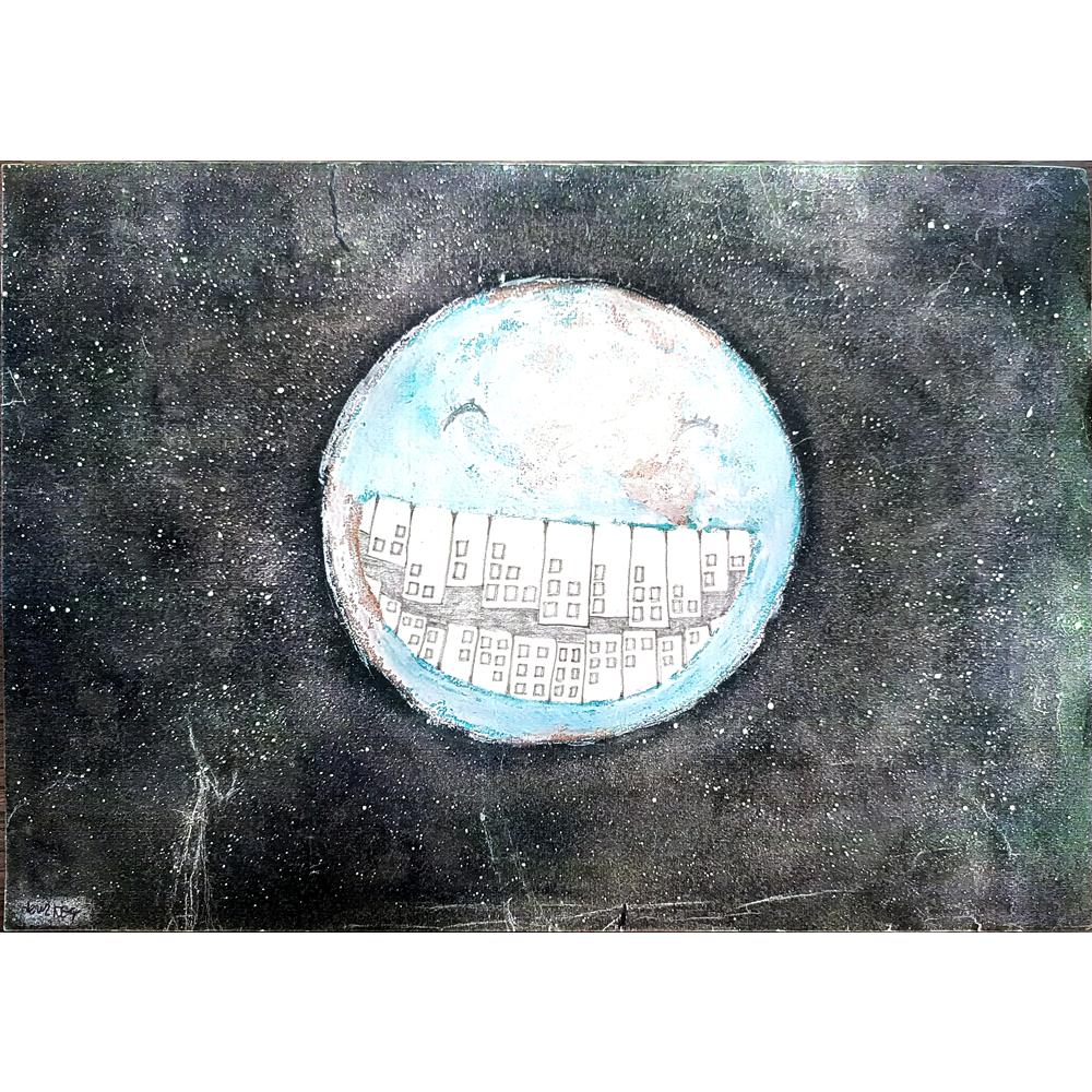 Deniz Koç 35x25cm Orijinal Karikatür BOD00496