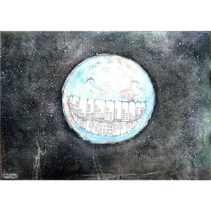 Deniz Koç 35x25cm Orijinal Karikatür BOD00496