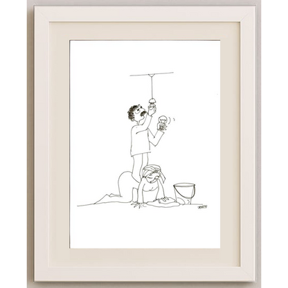 Deniz Koç 29x21cm Orijinal Karikatür BOD00497