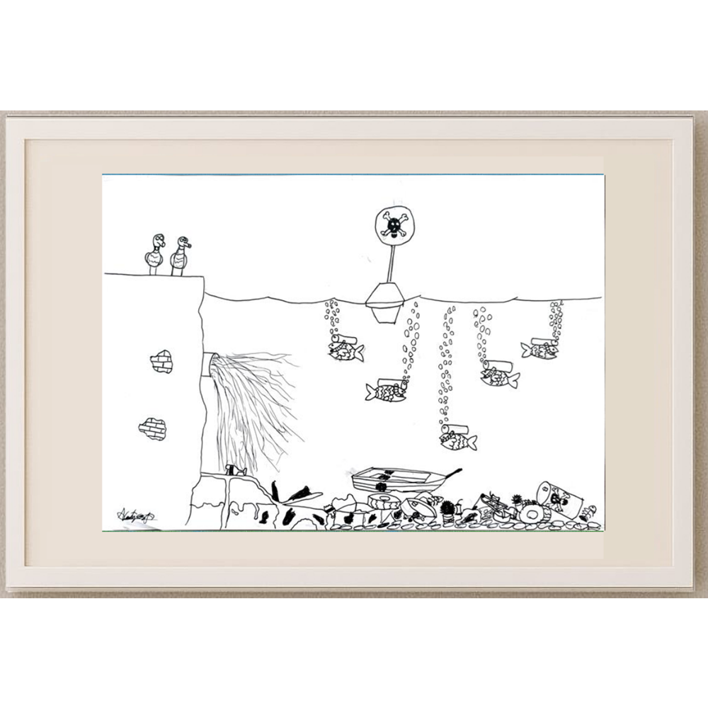 Aziz Çağatay Kurt 29x21cm Orijinal Karikatür BOD00499