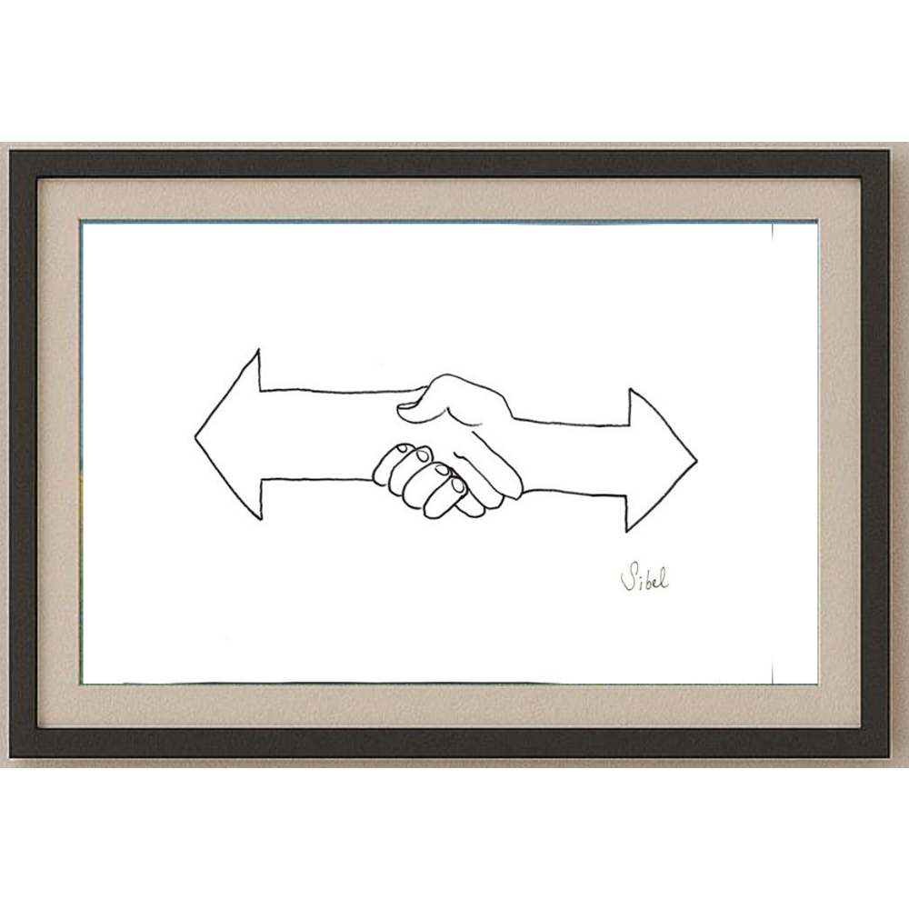 Sibel Polat 29x21cm Orijinal Karikatür BOD00501