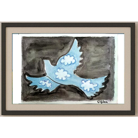 Çiğdem Pamuk 29x21cm Orijinal Karikatür BOD00502