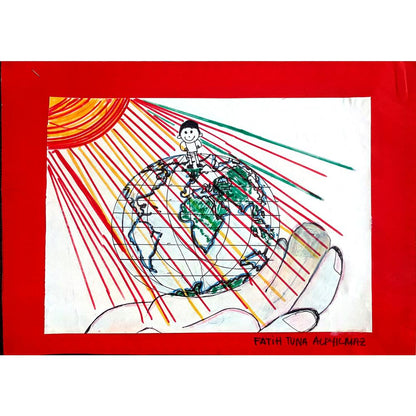 Fatih Tuna Alpyılmaz 21x16cm Orijinal Karikatür BOD00504