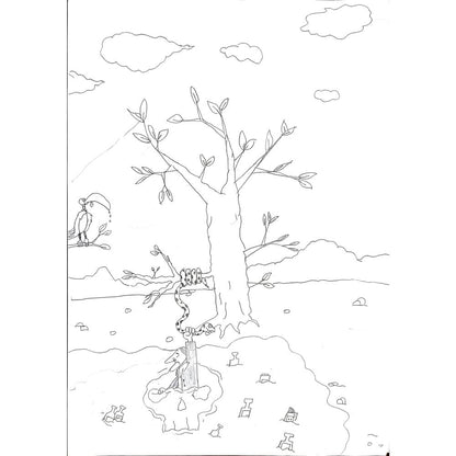 Efe Fırat 35x25cm Orijinal Karikatür BOD00508