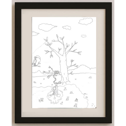 Efe Fırat 35x25cm Orijinal Karikatür BOD00508