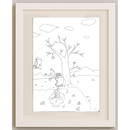 Efe Fırat 35x25cm Orijinal Karikatür BOD00508