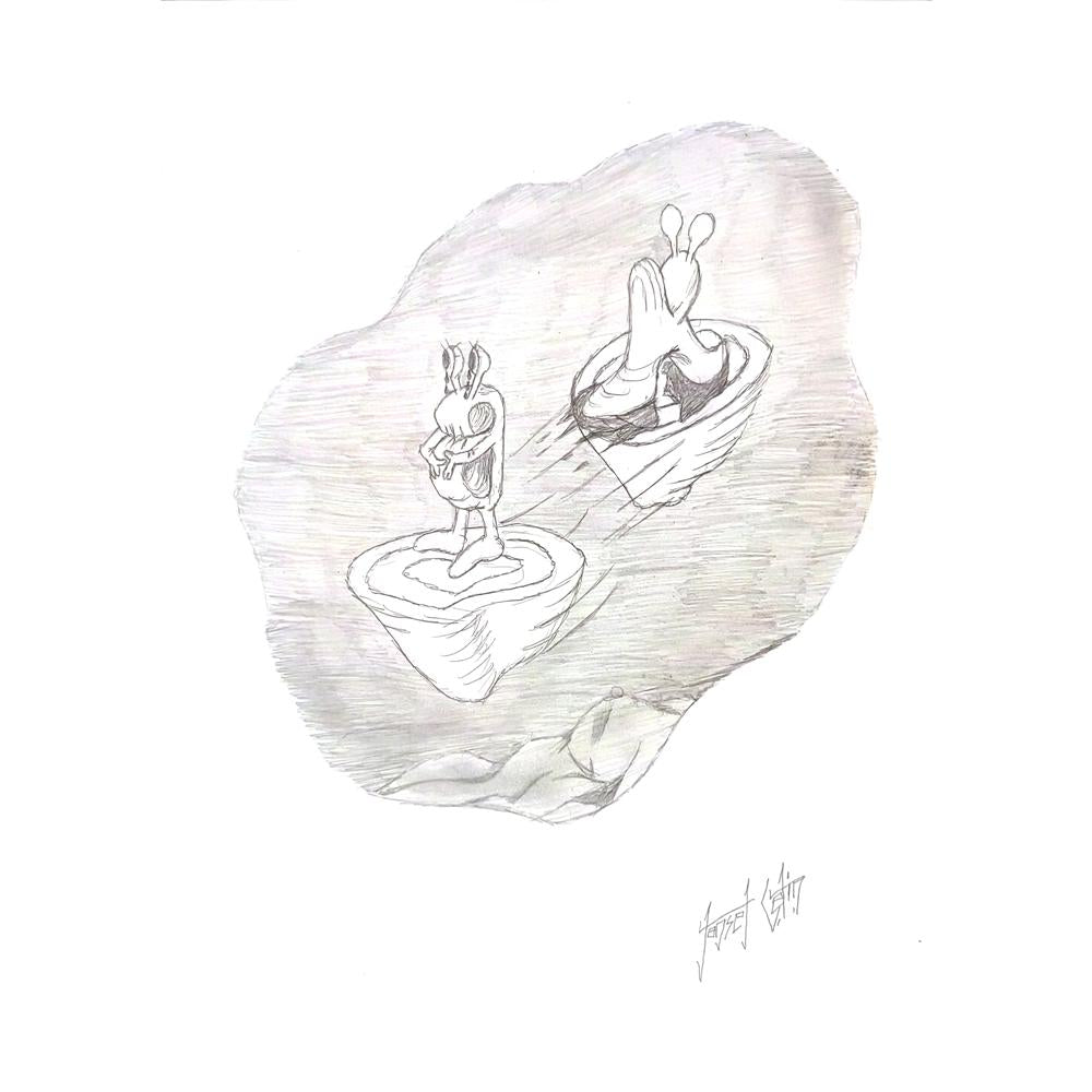 Janset Çetin 35x25cm Orijinal Karikatür BOD00518